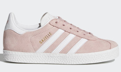 Adidas Gazelle Shoes - Icy Pink and Gold Metallic