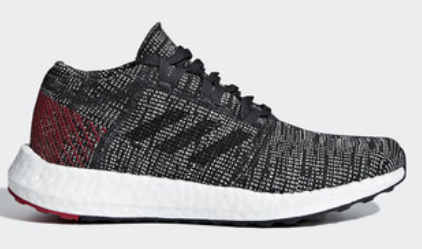 Adidas Pureboost GO Shoes - Carbon, Core Black and Power Red