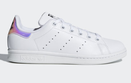 Adidas Stan Smith Shoes - White and Metallic Silver