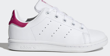 Adidas Stan Smith Shoes - White and Bold Pink