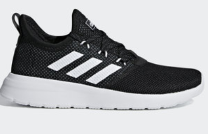 Adidas Lite Racer Reborn Shoes - Core Black and Grey Six