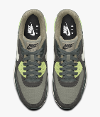 Nike Air Max 90 By You: Custom Green and Grey