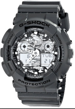 Casio Mens G-Shock Anadigital Watch: GA-100CF-8ADR