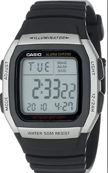 Casio Men's Illuminator Watch: W96H-1AVDF
