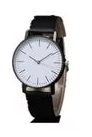 Miss Maxi White Dial Black Strap Analogue Watch
