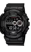 Casio G-Shock (GD-100-1BDR) Men's Watch - Black