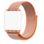 PiFit Orange Apple Watch Strap / Band Nylon Loop 38/40mm - Series 1,2,3,4