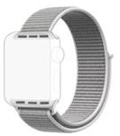 PiFit Grey Apple Watch Strap / Band Nylon Loop 42/44mm - Series 1,2,3,4