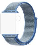 PiFit Blue Apple Watch Strap / Band Nylon Loop 38/40mm - Series 1,2,3,4