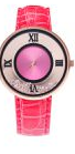 Skyla Jewels Ladies Luxury Leather Fashion Stone Quartz Watch - Pink