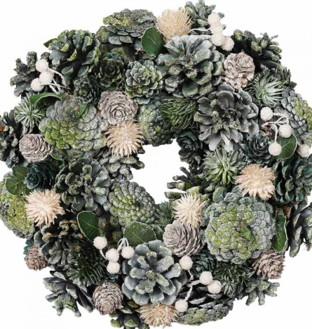 Succulent Christmas Wreath
