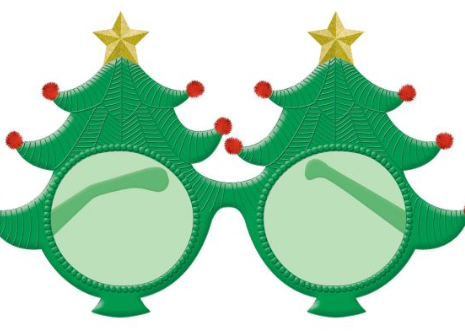 Christmas Tree Glasses