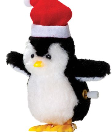 Fluffy Christmas Penguin