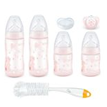 Nuk FC 4 Bottle Starter Pack - Baby Rose Rabbit