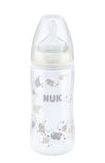 NUK - First Choice Twin Pack 300ml Silicone Teat Bottle - Size 2 Pure