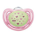 Nuk Freestyle Night Silicone Soother Hearts