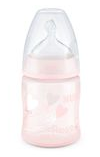 Nuk - 150ml Twin Pack FC Bottle Silicone Teat size 1 - Rose Heart