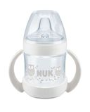 Nuk - 150ml Nature Sense Learner Bottle - White