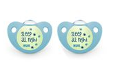 NUK Silicone night & day- soother -Sleep 6-18m