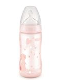 Nuk - 300ml FC Bottle Silicone Teat size 1 - Rose Rabbit