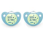 NUK Silicone night & day- soother - Sleep 0-6m