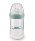 NUK - Nature Sense 260ml Bottle - Medium Size 1 - Green