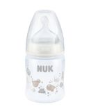 NUK - First Choice Twin Pack 150ml Silicone Teat Bottle - Size 1 Pure