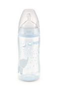 Nuk - 300ml Twin Pack FC Bottle Silicone Teat size 2 - Blue Elephant