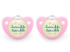 NUK Silicone night & day soother -Twinkle 18-36m