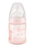 Nuk - 150ml Twin Pack FC Bottle Silicone Teat size 1 - Rose Rabbit