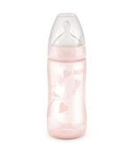 Nuk - 300ml FC Bottle Silicone Teat size 1 - Rose Heart