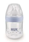 NUK - Nature Sense 150ml Bottle - Small Size 1 - Blue