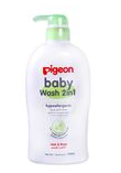 Pigeon Baby Wash 2in1 Hair & Boday 700ml Pump Application Bottle