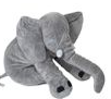 Totland Elephant Pillow Short Plush - Grey