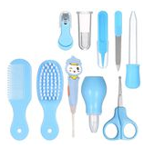 Totland 10 PCS Baby Grooming Kit Ear Pick with Light Comb