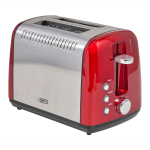 Defy Metallic Red 2 Slice Toaster: TA 828 R