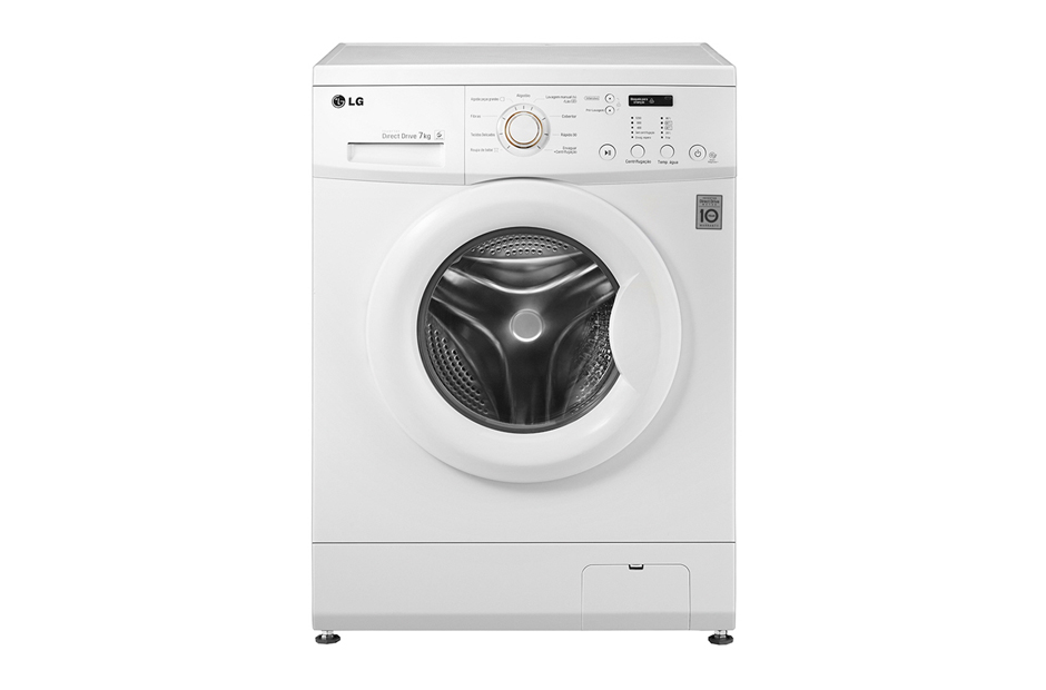 LG 7kg White Front Loader Washing Machine: F10C3QDP