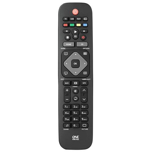 All for One Universal Contour TV Remote