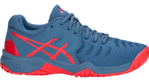 Asics Gel-Resolution 7 GS - C700Y-400 (Azure/Red Alert)