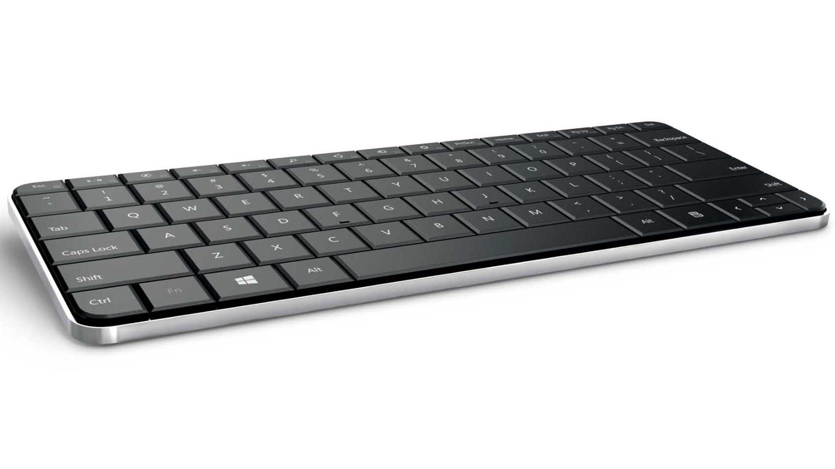 Microsoft Wireless Wedge Mobile Keyboard - PC/Mac