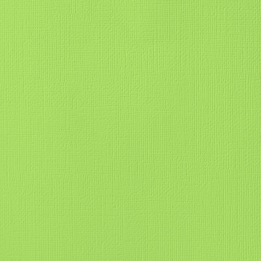 American Crafts Key Lime Textured Cardstock - 10 Sheets