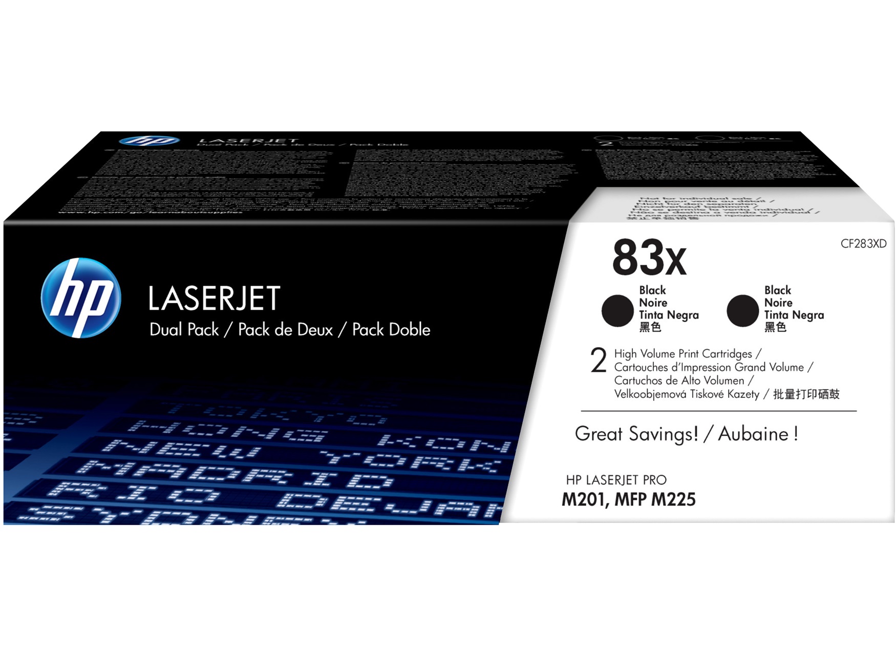 HP 83X Black High Yield LaserJet Toner Cartridge