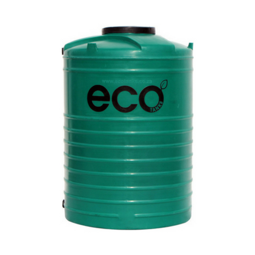 Eco Tanks Vertical Water Tank - Green (2200L)