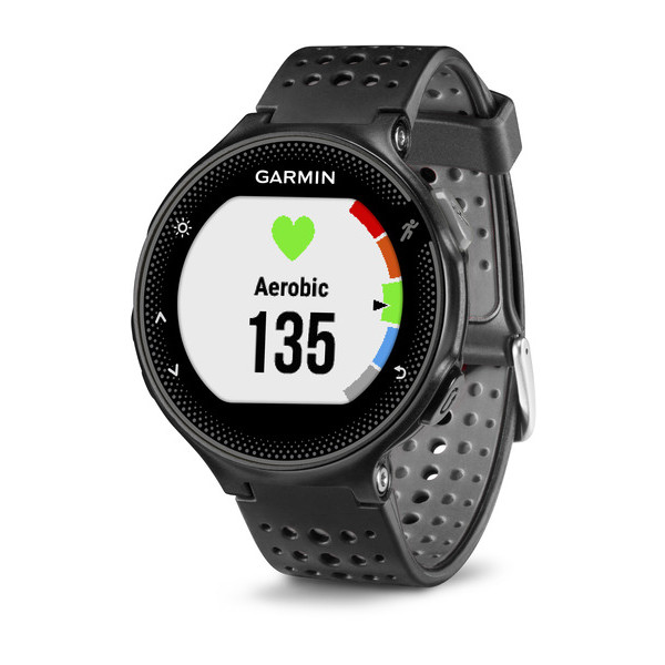 Garmin Forerunner 235 GPS Running Watch with Wrist Heart Rate Monitor (Black and Grey)