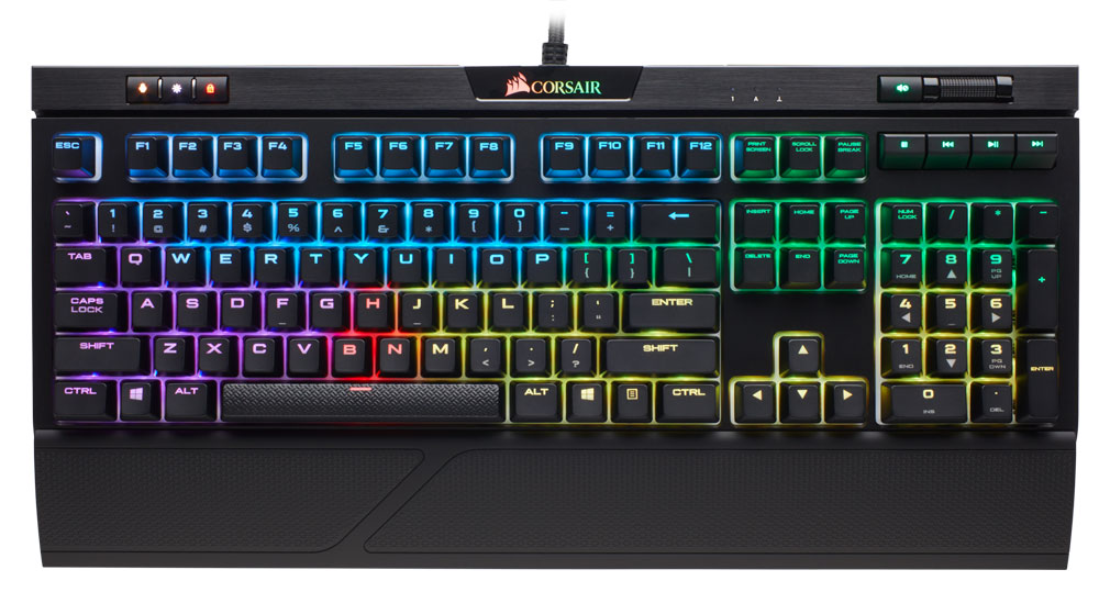 Corsair K70 MK.2 SE Silver RGB Mechanical Gaming Keyboard – Cherry MX Speed