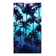 Design House Beach Towel Palm Trees - Navy (800 x 1600mm)