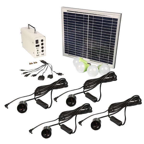 Ellies Solar Kit 4 Light: FSPKL4