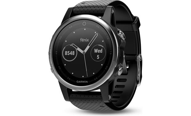 Garmin Fenix 5S Smartwatch (Silver and Black)