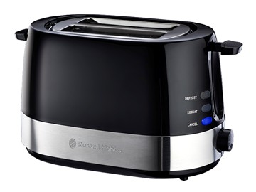 Russell Hobbs Gloss Black Toaster: RHPBT01