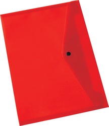 Bantex A4 PP Document Envelope (Red)
